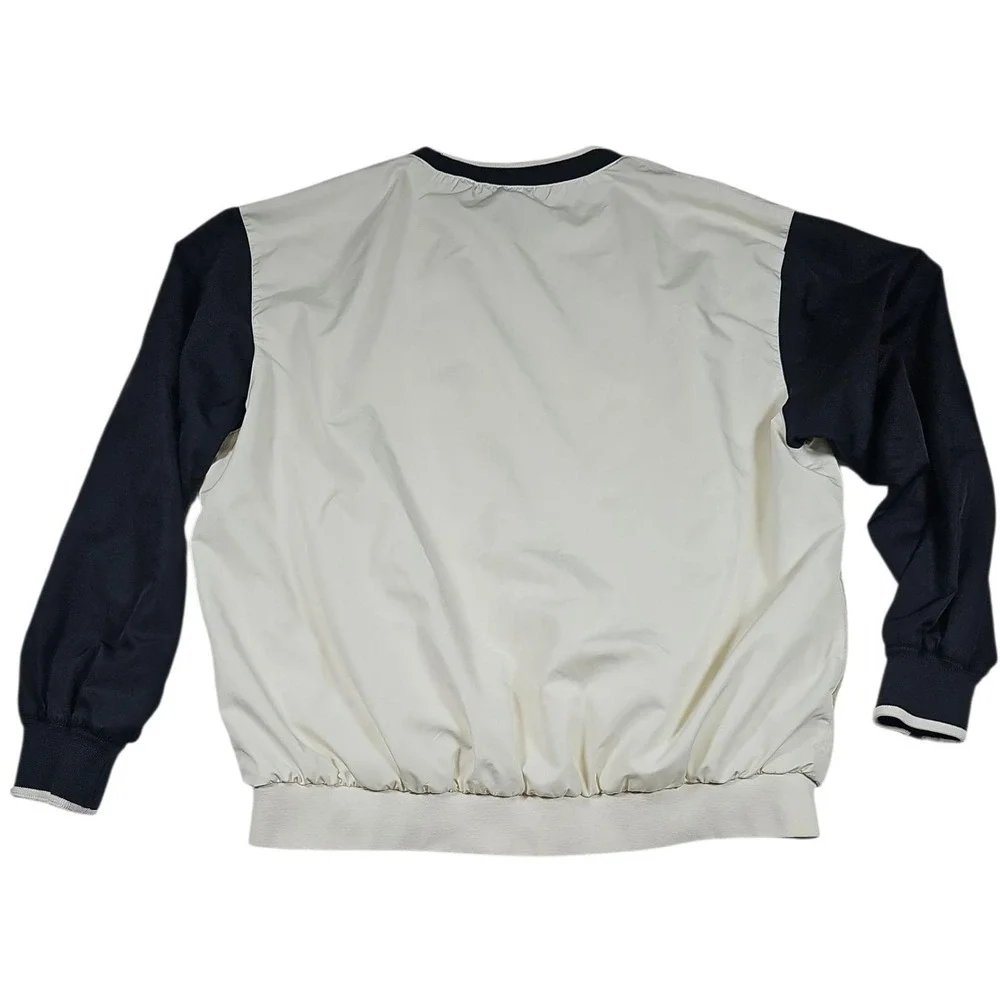 VTG 90's‎ Polo Golf Ralph Lauren Pullover Beige Black Colorblock Windbreaker L